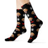 Bild von Kundenspezifische Haustier-Foto-Socken Personalisierte niedliche Hundegesichts-Socken