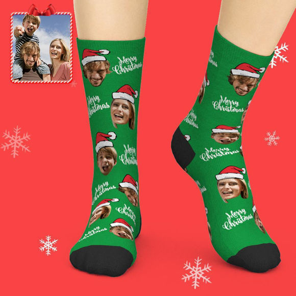 Imagen de Calcetines navideños personalizados calcetines navideños personalizados familia