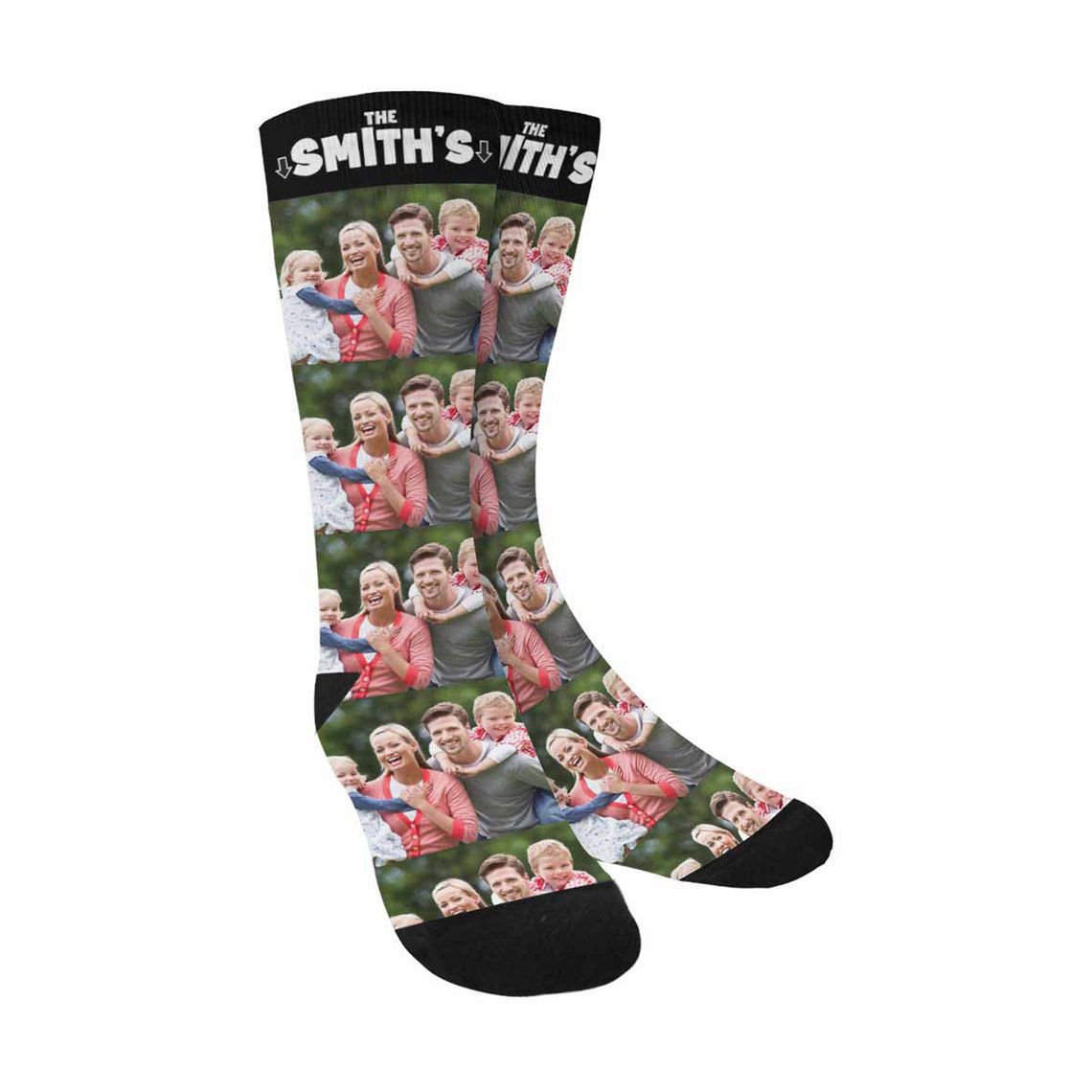Personalize Family Photo Sock Memory Gift - Personalized Gifts