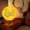 Image de Lampe Lune Photo Personnalisée 3D Magique avec Commande Tactile pour Famille Aimante (10cm-20cm) | Lampe de lune personnalisée avec photo et texte | Meilleure idée de cadeau pour un anniversaire, Thanksgiving, Noël, etc.