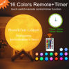 Image de Lampe Lune Photo Personnalisée 3D Magique avec Commande Tactile pour Famille Aimante (10cm-20cm) | Lampe de lune personnalisée avec photo et texte | Meilleure idée de cadeau pour un anniversaire, Thanksgiving, Noël, etc.