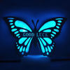 Picture of Personalized Night Light for Wall Decor - Custom Wooden Engraved Name Night Light - Butterfly