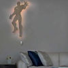 Bild von Personalisiertes Nachtlicht für Wanddekoration – individuell aus Holz gravierter Name Nachtlicht – Iron Man