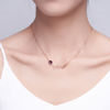 Image de Collier prénom personnalisé en argent sterling 925 - Personnalisez avec n'importe quel nom et pierre de naissance | Collier Prénom Personnalisé Argent 925