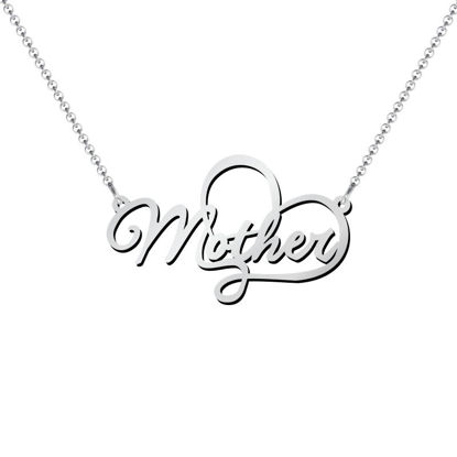 Afbeeldingen van Personalized Mother Charm Engraved Necklace in 925 Sterling Silver  - Customize With Any Name or Birthstone | Custom Name Necklace 925 Sterling Silver