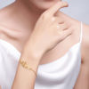 Image de Bracelet Prénom Personnaliser avec N'importe Quel Nom - Personnaliser Avec N'importe Quel Nom ou Pierre de Naissance | Bracelet Prénom Personnalisé Argent 925