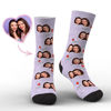 Imagen de Calcetines de cara personalizados para mejores amigos Calcetines de fotos 
