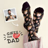 Imagen de Calcetines de cara personalizados - El mejor papá de todos los tiempos 