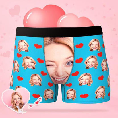 Afbeeldingen van Personalized Funny Photo Face Underwear for Men - Best Gift for Him