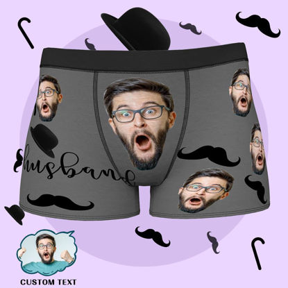Afbeeldingen van Custom Men's Funny Boxer Briefs - Personalized Funny Photo Face Underwear for Men - Best Gift for Him