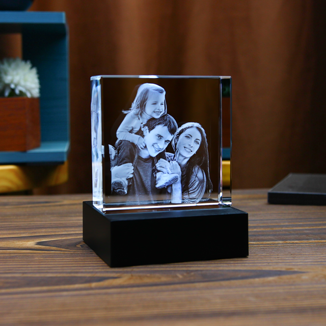 Picture of 3D Laser Crystal Gift in Square