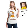 Image de T-shirt Photo Personnalisé à Manches Courtes - T-Shirts Halloween Personnalisés Trick or Treat Personnalisé Votre Adorable Bébé