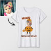 Image de T-shirt Photo Personnalisé à Manches Courtes - T-Shirts Halloween Personnalisés Trick or Treat Personnalisé Votre Adorable Bébé