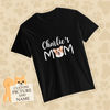 Image de T-shirt Photo Personnalisé à Manches Courtes - T-Shirts Amoureux des Chiens Maman Femme