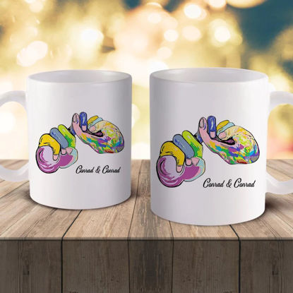 Afbeeldingen van Personalized Couples Cup Best Love | Best Gift Idea for Birthday, Thanksgiving, Christmas etc.
