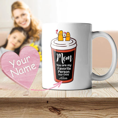 Image de Mug exclusif mère personnalisé multicolore | Meilleure idée cadeau pour un anniversaire, Thanksgiving, Noël, etc.