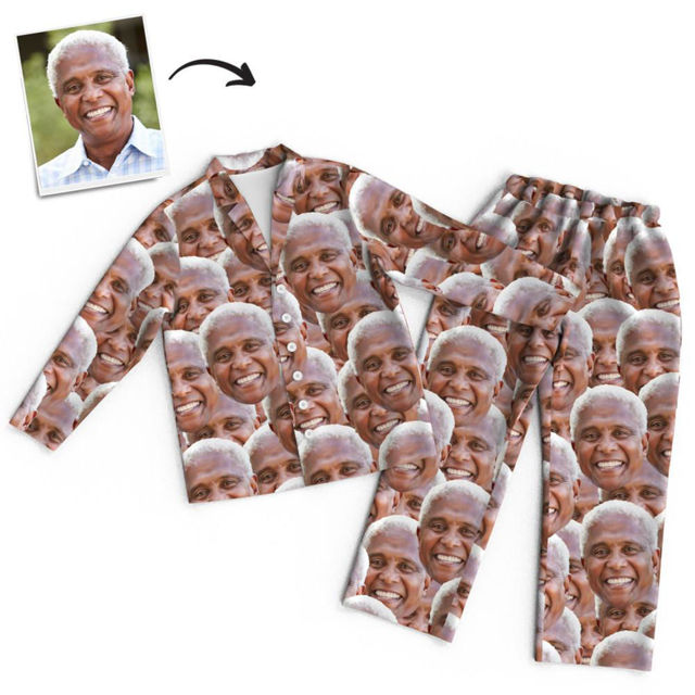 Picture of Customized Colorful Multi-face All Print Over Pajamas