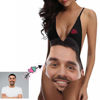 Image de Personnalisez le maillot de bain une pièce Bikini pour femmes avec photo Funny Face - Maillots de bain multi-visages pour enterrement de vie de jeune fille - Meilleur cadeau d'été