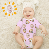 Imagen de Ropa de bebé personalizada Onesies de bebé personalizados Body infantil con divertido avatar duplicado personalizado de manga larga con lindo búho de dibujos animados