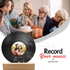 Imagen de Álbum de fotos acrílico personalizado, grabación de música, decoración de Base de madera, código de Spotify escaneable personalizado, regalo para amantes de la música