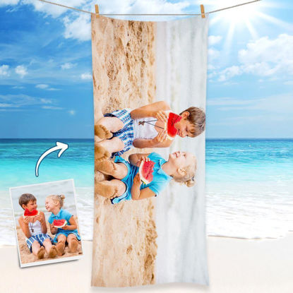 Picture of Custom Photo Bath Towels for Kids