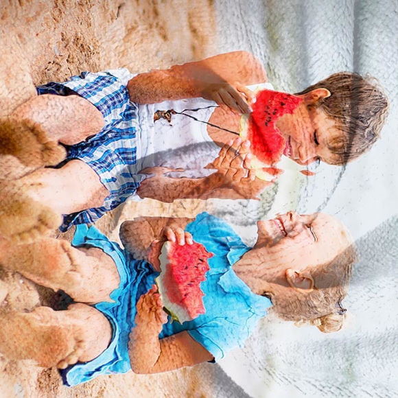 Imagen de Toallas de baño con foto personalizadas para niños