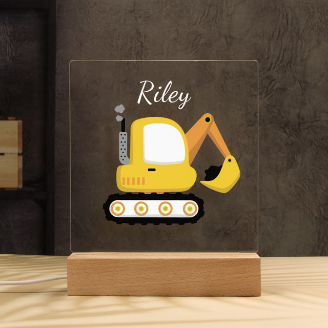 Picture of Forklift Night Light - Personalized It With Your Kid's Name