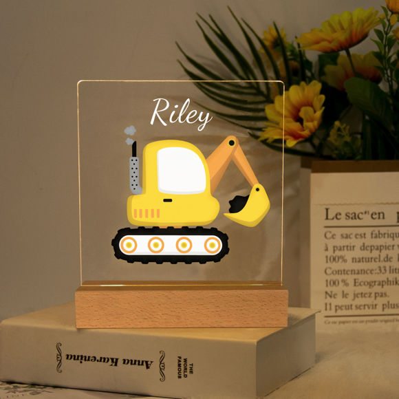Picture of Forklift Night Light - Personalized It With Your Kid's Name