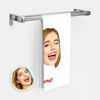 Bild von Kundenspezifische Gesichter Weißes Handtuch Personalisiertes Fototuch Lustiges Geschenk