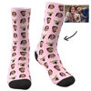 Imagen de Calcetines personalizados con foto Calcetines personalizados personalizados para la familia Calcetines personalizados para mascotas