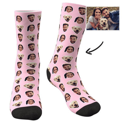 Picture of Personalized Photo Socks Personalized Custom Family Socks Personalized Pet Socks