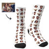 Imagen de Calcetines personalizados con foto Calcetines personalizados personalizados para la familia Calcetines personalizados para mascotas