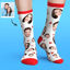 Picture of Custom Face Socks Colorful Candy Series Soft And Comfortable Heart Socks