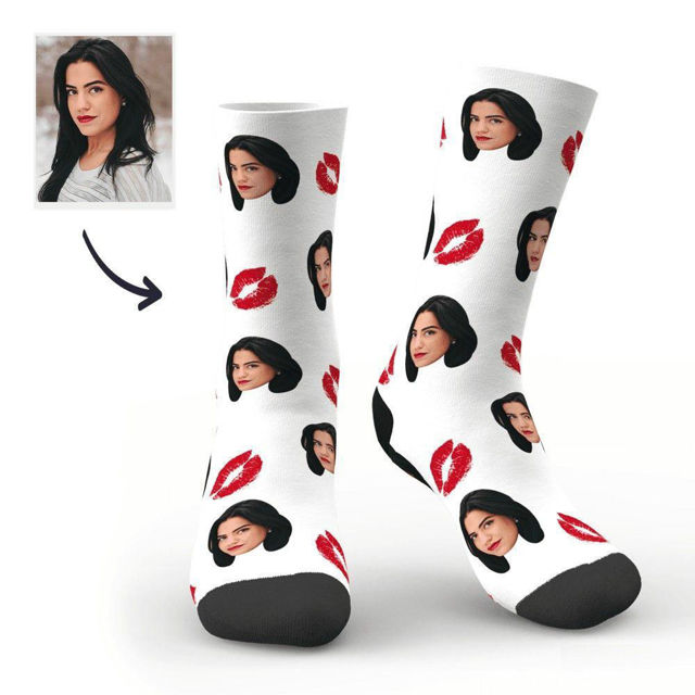 Picture of Custom Photo Socks Personalized Multicolor Socks