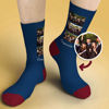 Imagen de Calcetines de fotos personalizados calcetines impresos personalizados regalo conmemorativo para novio