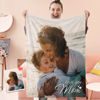 Picture of Custom Photo Blanket Personalized Gift For Mom Love You Mom