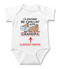 Picture of Custom Baby Clothing Personalized Baby Onesies Infant Bodysuit with Personalized Name & Color Short-Sleeve - Morse