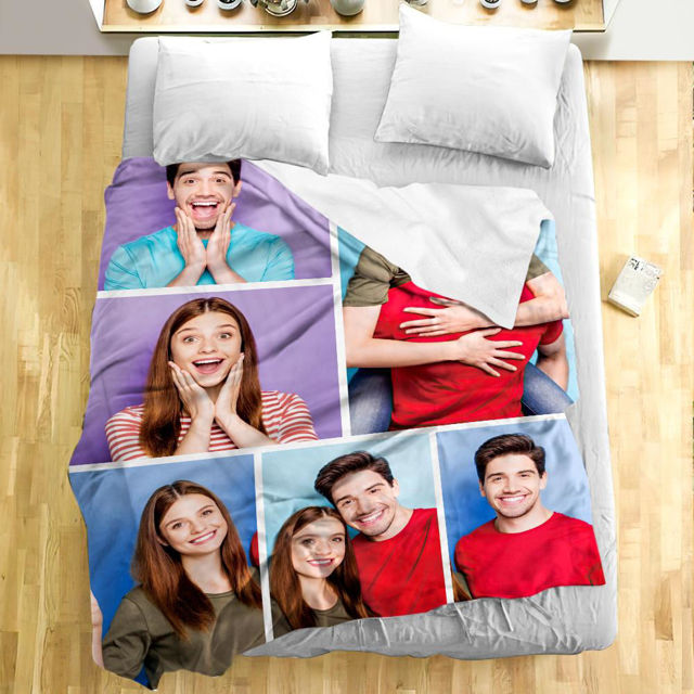 Picture of Custom Blankets Personalized Couples Blankets Personalized Couples Photo Blankets