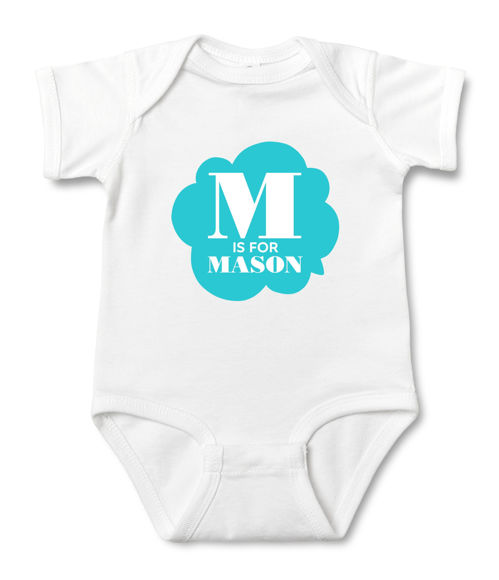 Imagen de Ropa de bebé personalizada Onesies de bebé personalizados Body infantil con nombre personalizado y color de manga corta - ES PARA