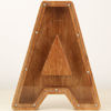 Image de Tirelire en Bois Personnalisée pour Enfants et Adultes - Tirelires Personnalisées 26 Alphabet Lettre A - Boîte d'Économie d'Argent Transparente pour Garçons et Filles