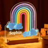 Picture of Colorful Long Rainbow Cloud Night Light with Irregular Shape  - Personalized It With Your Kid's Name