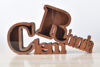 Image de Tirelire personnalisée en bois avec nom pour enfants - Grandes tirelires personnalisées 26 Alphabet R - Boîte d'économie d'argent transparente - Cadeau pour garçons et filles