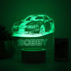 Imagen de Luz de noche con nombre personalizado con iluminación LED de colores - Luz de noche de coche multicolor con nombre personalizado