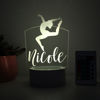 Picture of Custom Name Night Light With Colorful LED Lighting - Multicolor Dance Jumping Night Light With Personalized Name