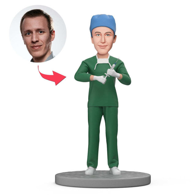 Picture of Custom Bobbleheads: Anaesthesiologist | Personalized Bobbleheads for the Special Someone as a Unique Gift Idea