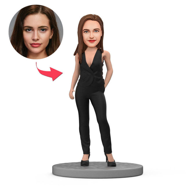 Picture of Custom Bobbleheads: Business Suit Lady | Personalized Bobbleheads for the Special Someone as a Unique Gift Idea