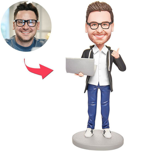 Picture of Custom Bobbleheads: IT Engineer | Personalized Bobbleheads for the Special Someone as a Unique Gift Idea