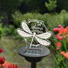 Imagen de Luz de noche solar personalizada - Libélula - Luz solar de jardín para memorial