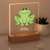 Image de Light de nuit de grenouille ｜ personnaliser avec le nom de votre enfant ｜ Meilleure idée cadeau pour l'anniversaire, Thanksgiving, Noël, etc.