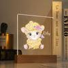 Afbeeldingen van Geel Sheep Night Light ｜ Personaliseerde het met de naam van uw kind ｜ Beste cadeau -idee voor verjaardag, Thanksgiving, Kerstmis etc.